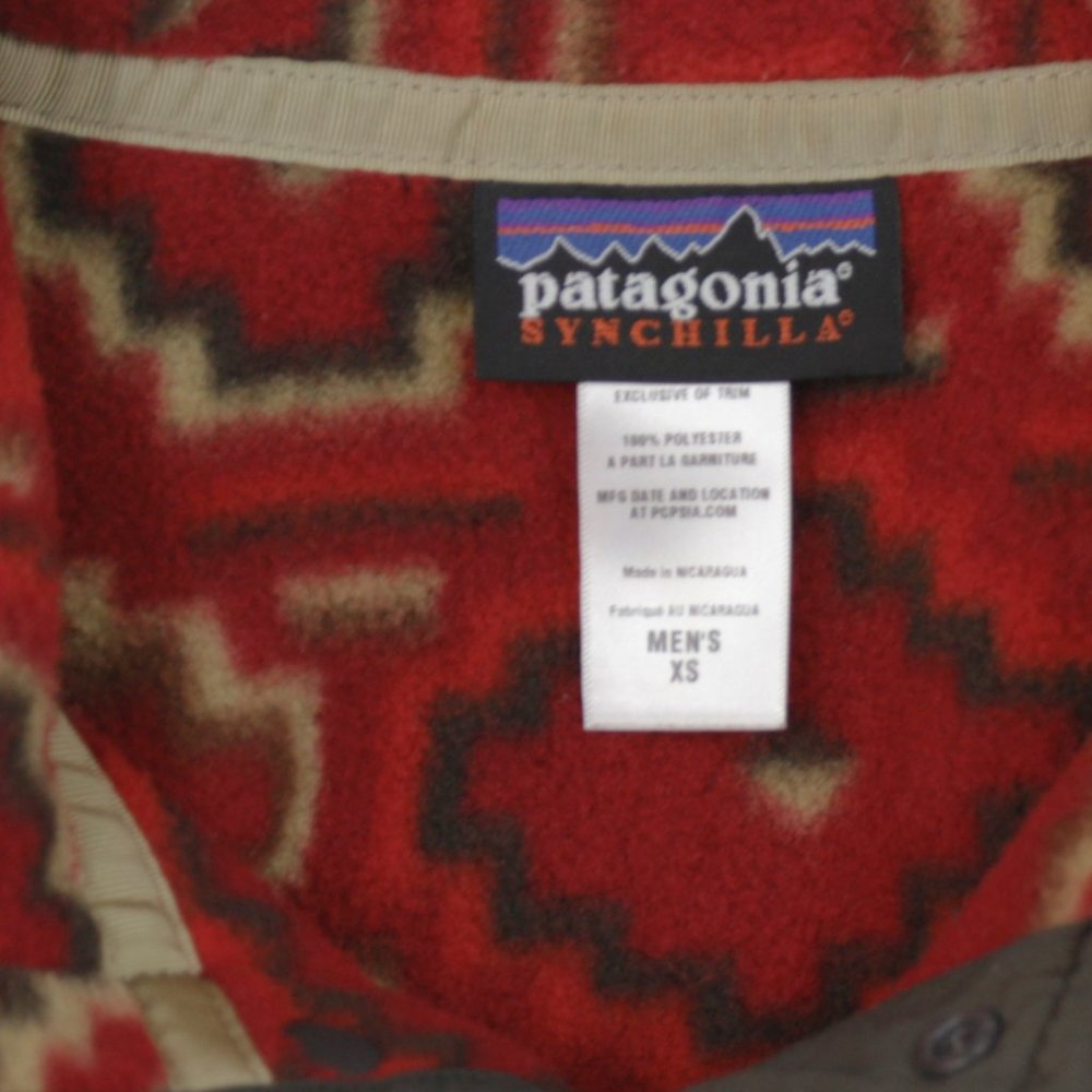 Vintage Patagonia Synchilla Mens Fleece Snap-T - Picture 5 of 7